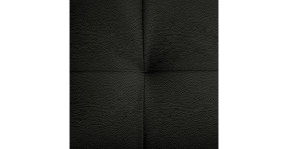 ECKSOFA in Echtleder Dunkelgrau 313/165 cm - Dunkelgrau/Schwarz, Design, Leder/Metall (313/165cm) - Emilio Belluti