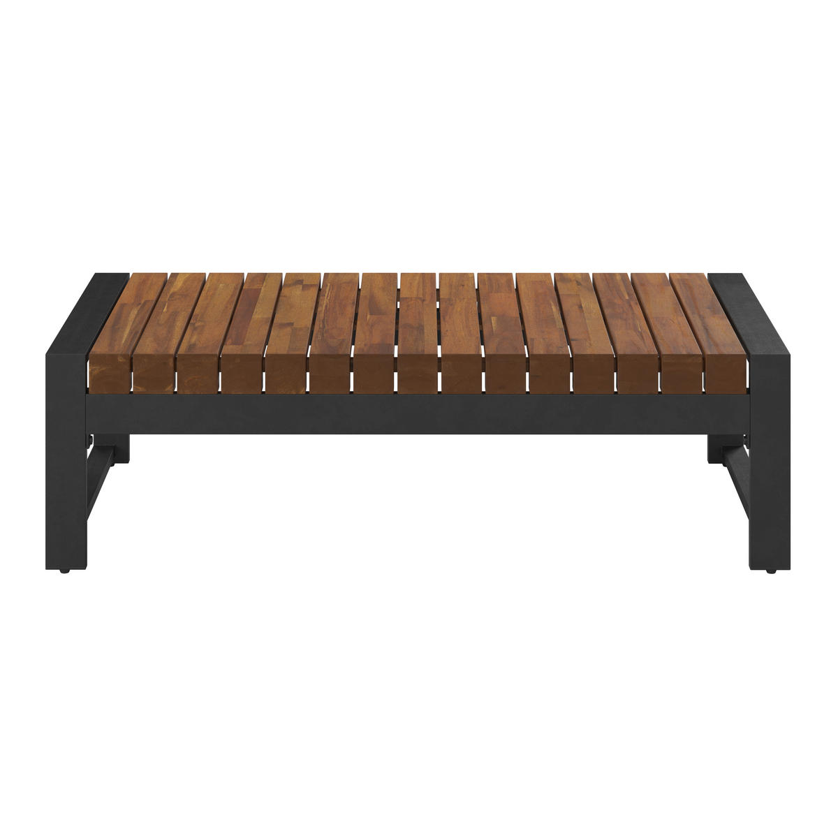 LOUNGETISCH  - Schwarz, MODERN, Holz/Metall (110/33/60cm) - Ambia Garden