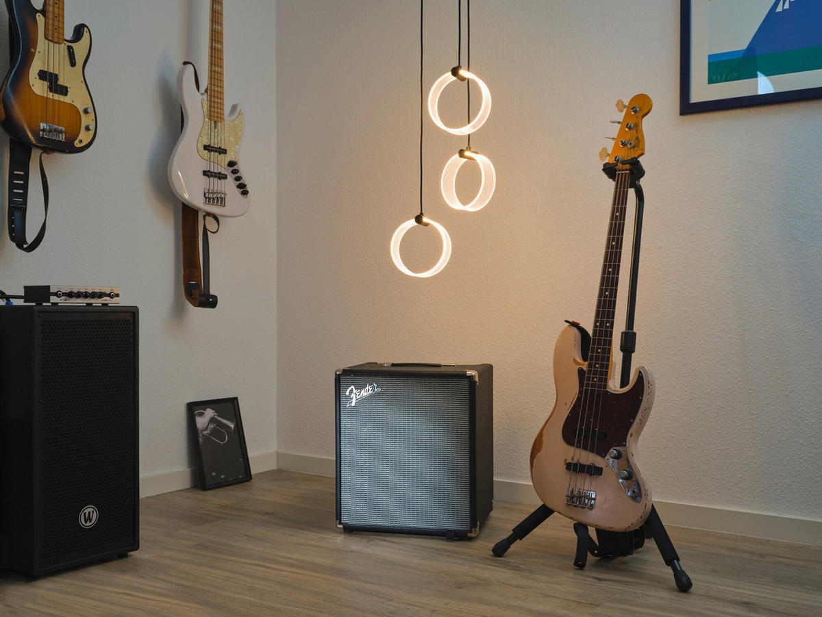 LED-PENDELLEUCHTE 28/20/121 cm   - Schwarz, Design, Kunststoff (28/20/121cm) - Ledvance