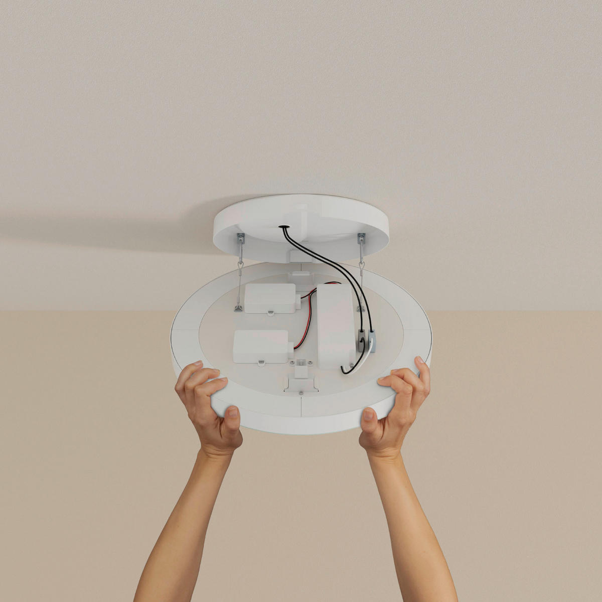 LED-DECKENLEUCHTE  39,5/5 cm    - Weiss, Basics, Metall (39,5/5cm) - Philips HUE