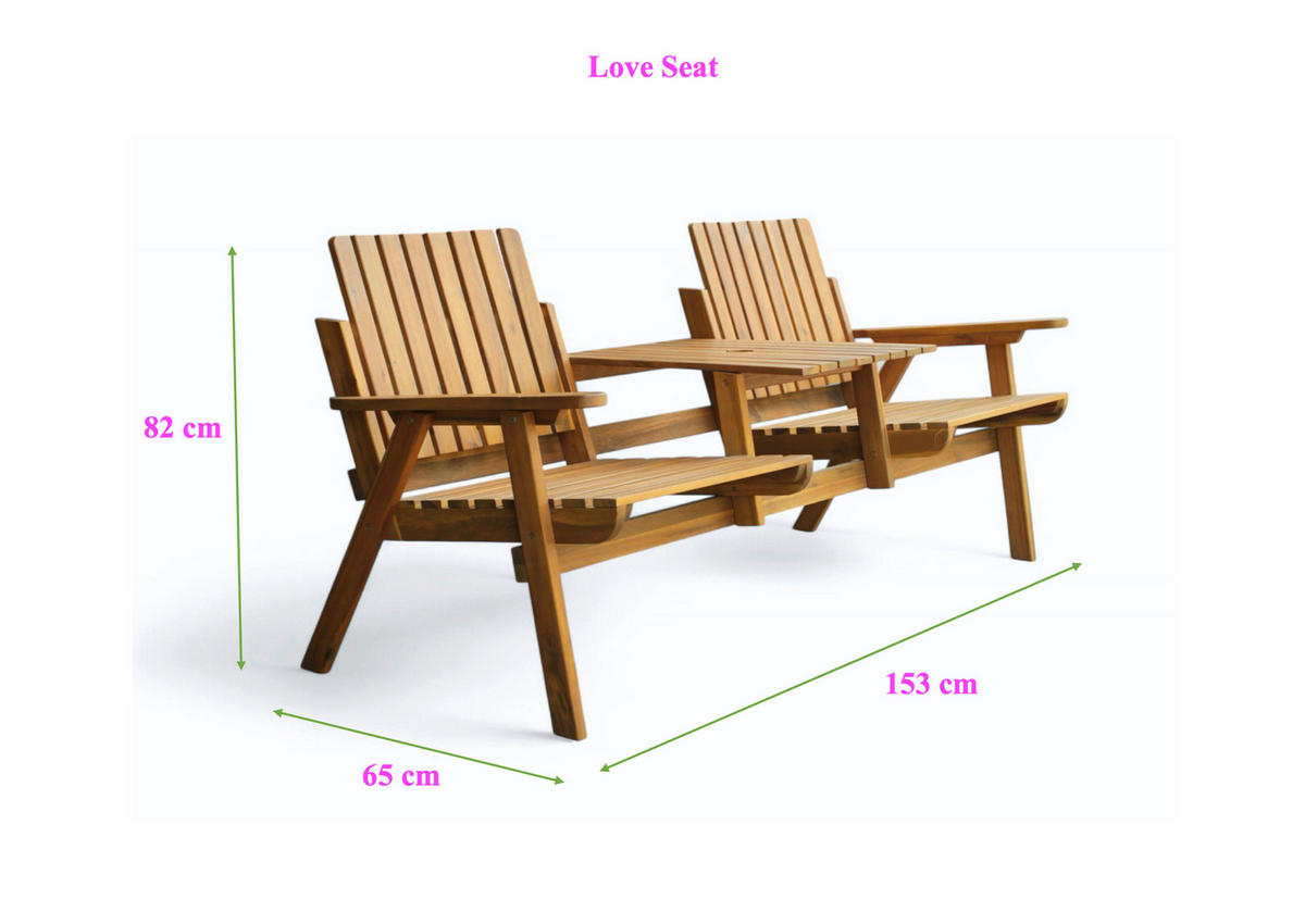ZÁHRADNÁ LAVICA, akácia, drevo - farba akácie, Basics, drevo (153/65/82cm) - Prestige Home