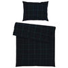 POSTEĽNÁ BIELIZEŇ, flanel, modrá, tmavomodrá, 140/200 cm - modrá/tmavomodrá, Basics, textil (140/200cm) - Esprit