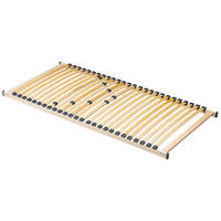 LATTENROST 90/190 cm Mittelzone verstellbar, Buche  - Naturfarben, Basics, Holz (90/190cm) - Boxxx