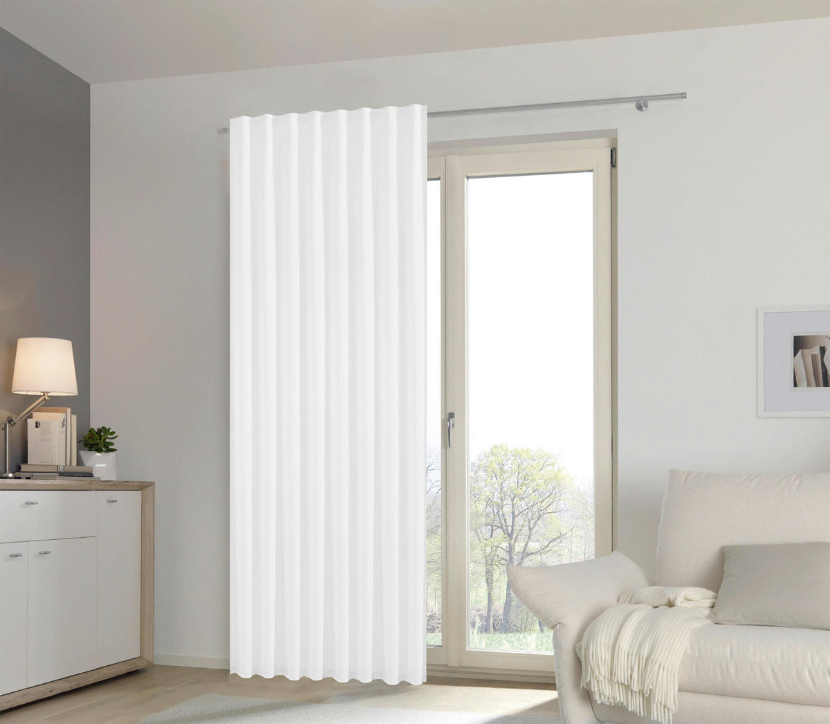 FERTIGVORHANG blickdicht  - Naturfarben, Basics, Textil (135/255cm) - Esposa