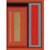 ÖLGEMÄLDE Abstraktes 70/100 cm  - Rot/Goldfarben, Design, Kunststoff/Textil (70/100cm) - Monee