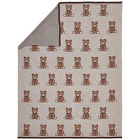 PLAID 130/170 cm  - Braun/Grau, Textil (130/170cm) - X-Mas