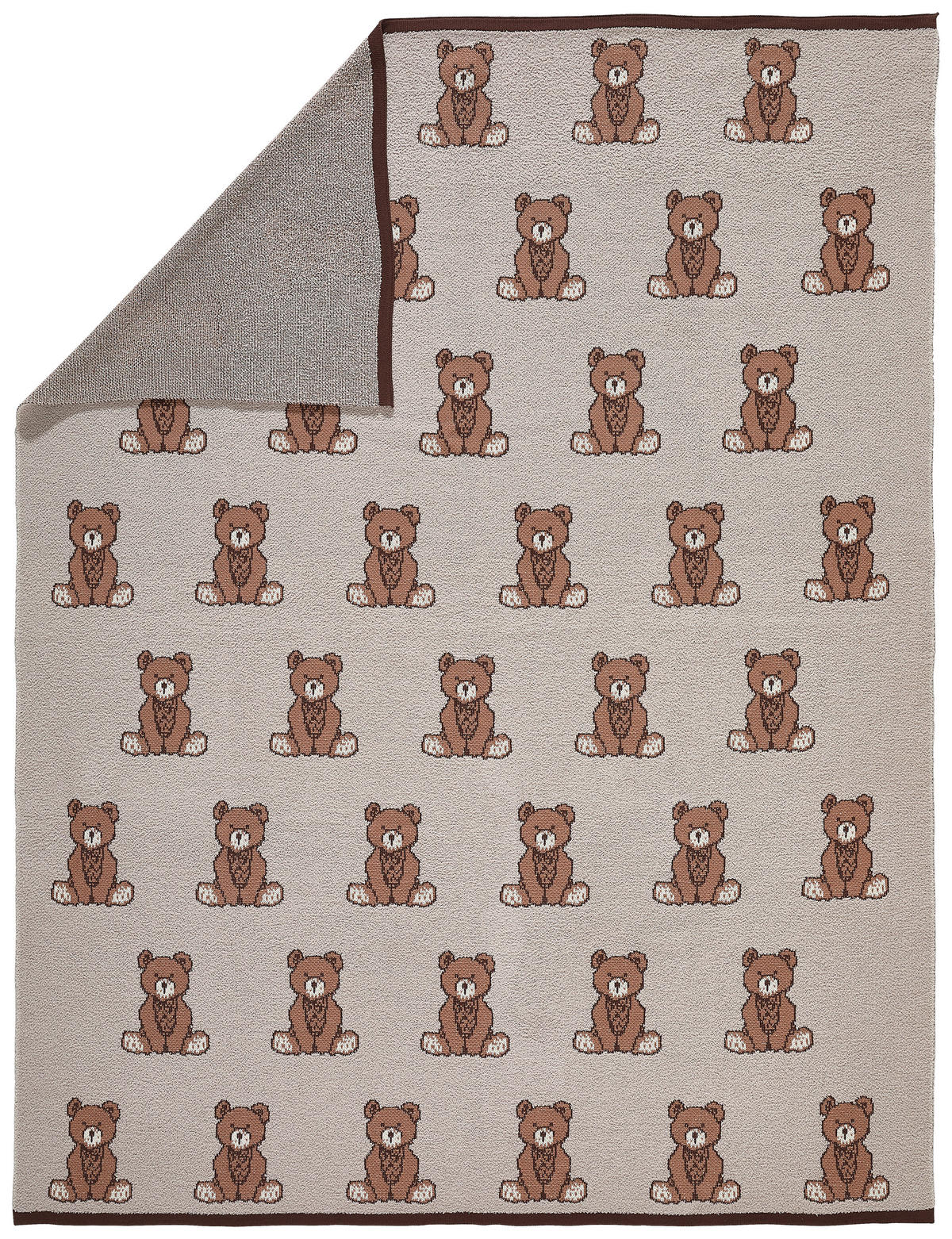 PLAID 130/170 cm  - Braun/Grau, Textil (130/170cm) - X-Mas