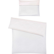 BETTWÄSCHE 140/200 cm - Beige/Weiß, KONVENTIONELL, Textil (140/200cm) - Curt Bauer