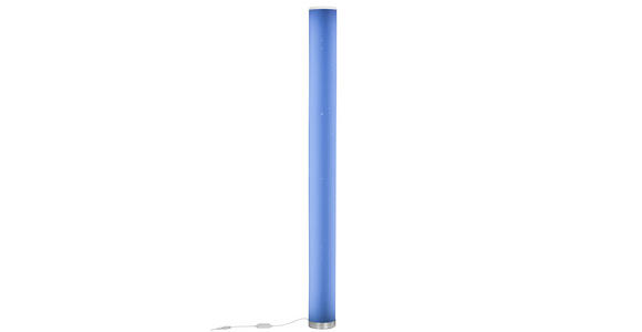 LED-STEHLEUCHTE 13/150 cm    - Chromfarben/Weiß, Trend, Kunststoff (13/150cm) - Novel
