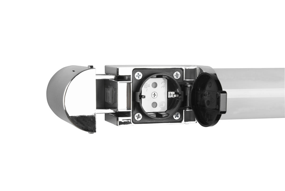 BADEZIMMER-WANDLEUCHTE 79/5,5/7 cm   - Chromfarben, Basics, Kunststoff/Metall (79/5,5/7cm) - Trio Leuchten