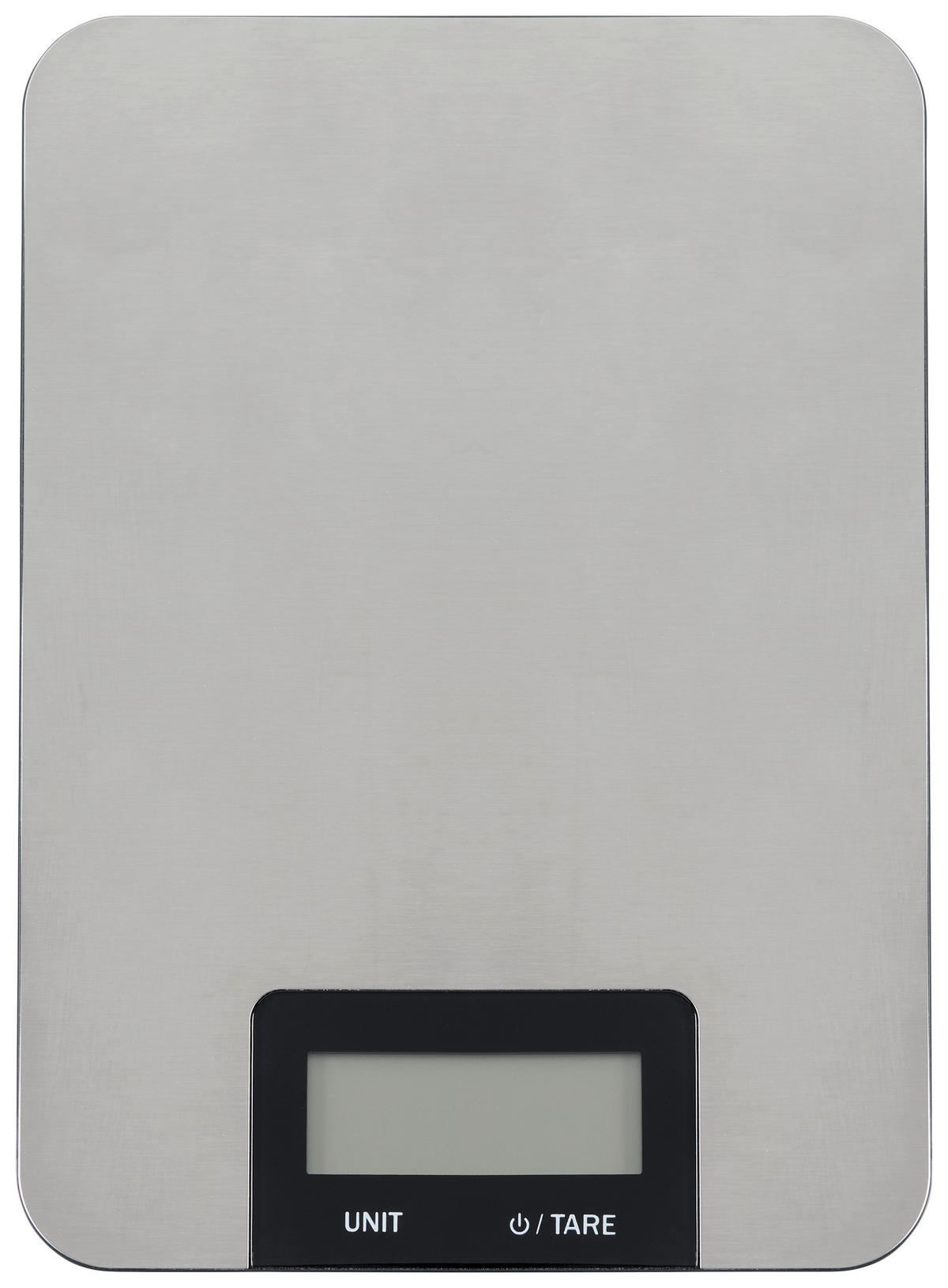 ELEKTRISCHE KÜCHENWAAGE  - Edelstahlfarben/Schwarz, Basics, Kunststoff/Metall (20/14,5/1,3cm) - Homeware Profession.