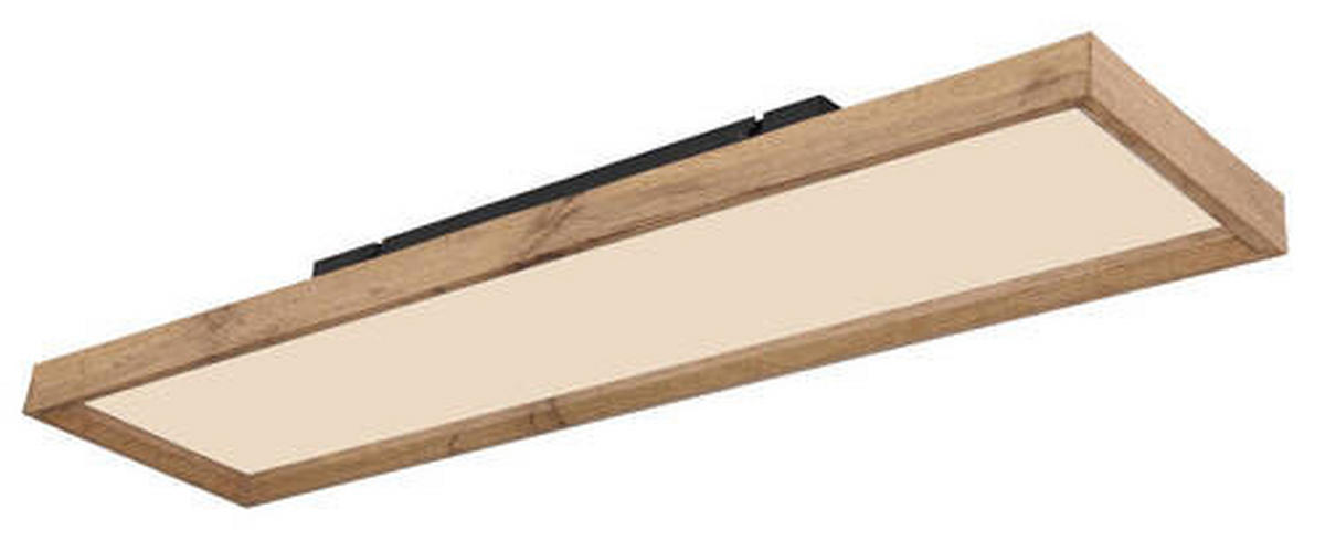 STROPNA LED-SVETILKA   //2700/4500/6500 K/230 V/ - bela/opal, Natur, kovina/umetna masa (80/20/8,5cm) - Globo