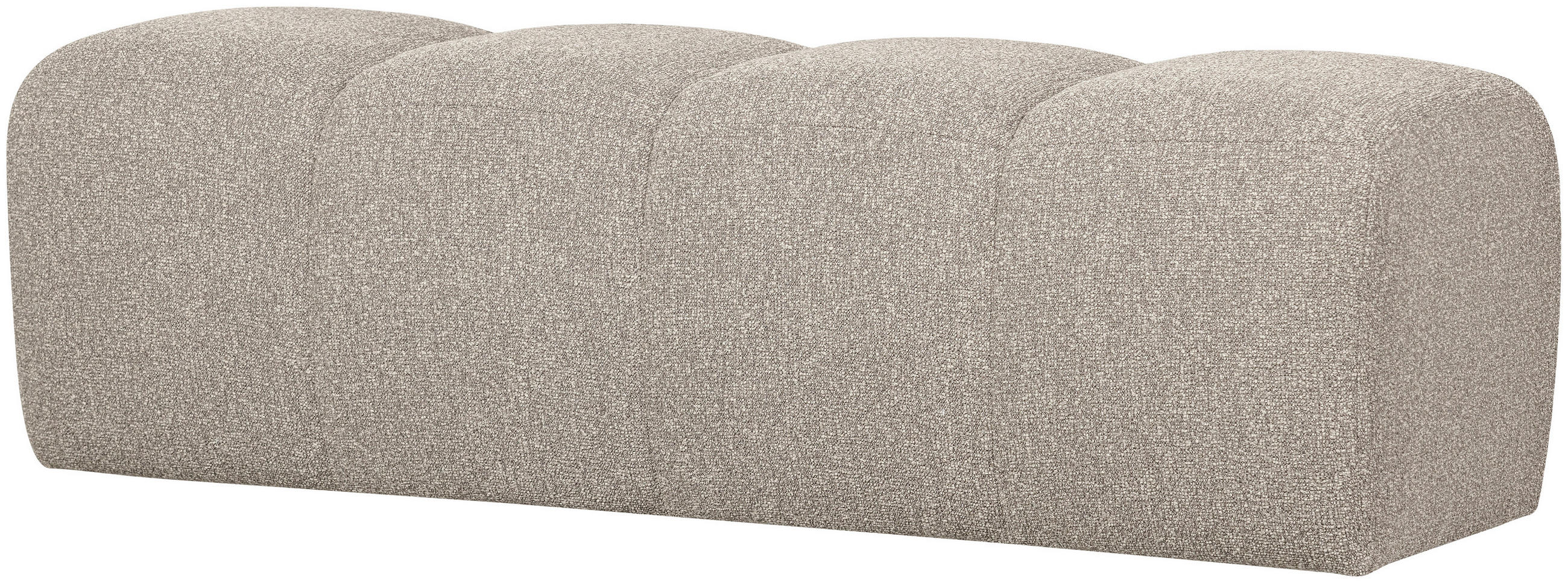 SITZBANK in Textil Beige  - Beige, Design, Textil (164/49/45cm) - Livetastic