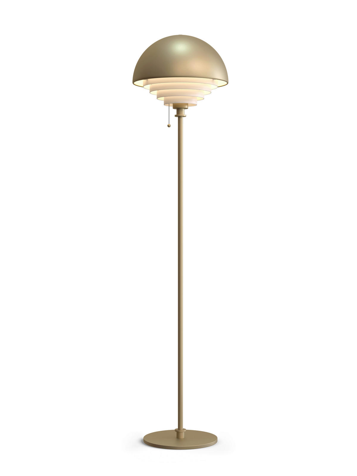 STEHLEUCHTE 36/150 cm    - Messingfarben, Design, Metall (36/150cm) - Belid