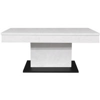 COUCHTISCH in Metall, Holzwerkstoff  - Schwarz/Weiß, Design, Holzwerkstoff/Metall (110/58-77/60cm) - MID.YOU