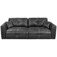 KANAPÉÁGY textil antracit  - króm/antracit, Modern, műanyag/textil (245/85/115cm) - Livetastic