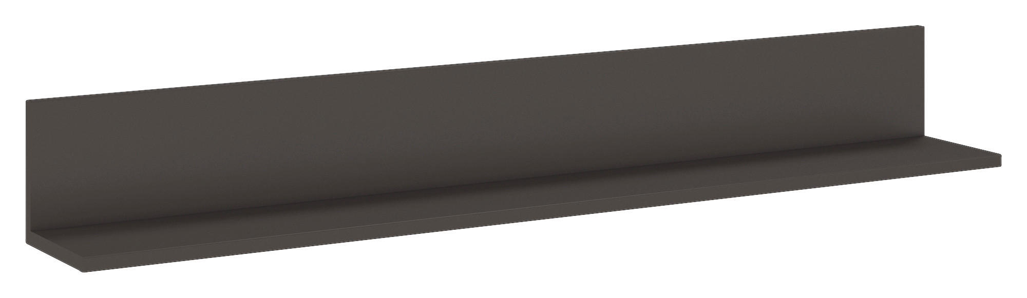 WANDBOARD Graphitfarben  - Graphitfarben, KONVENTIONELL, Holzwerkstoff (120/16/17cm) - Xora