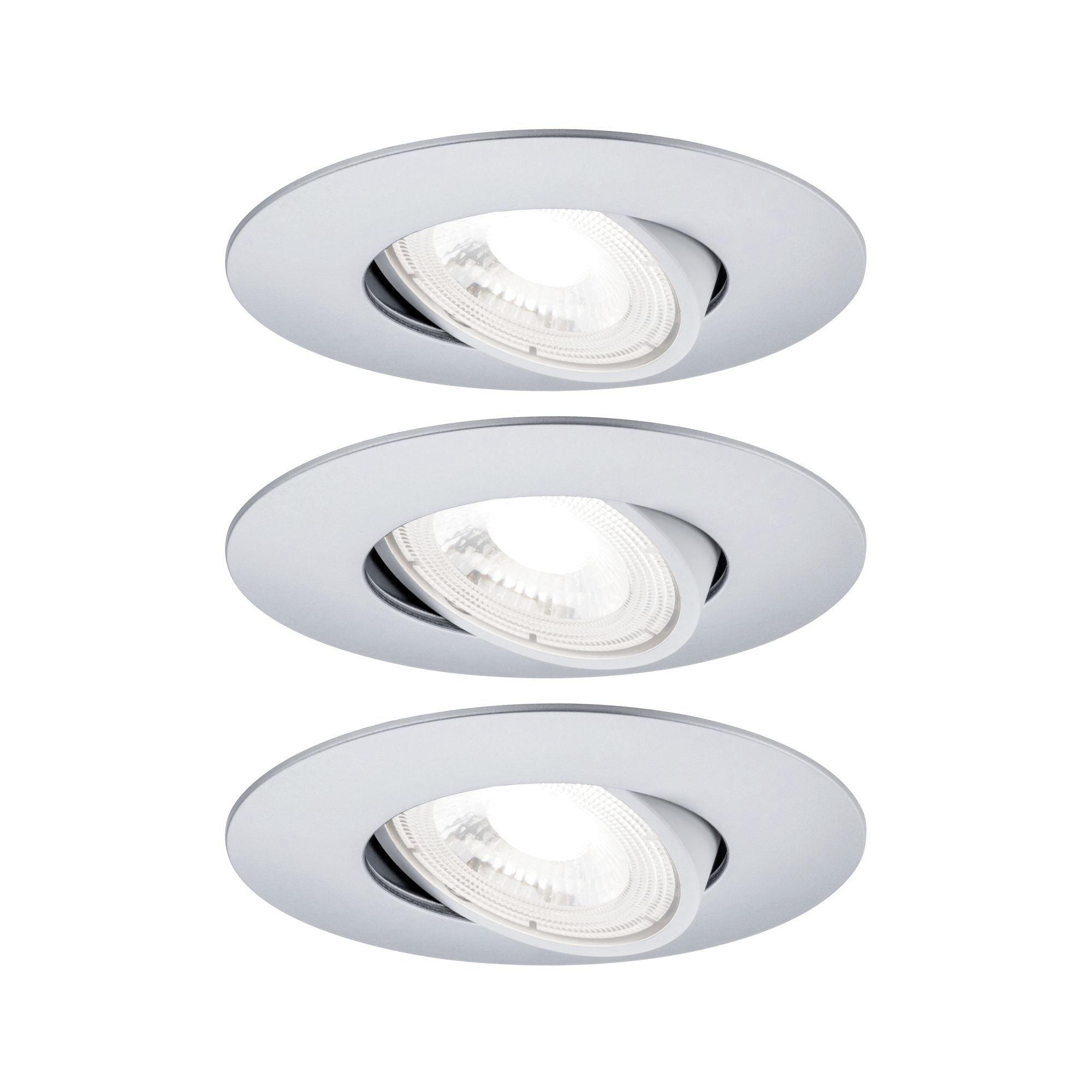 DECKENLEUCHTE  - Chromfarben, Basics, Kunststoff (8,2cm) - Paulmann