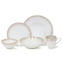 KOMBISERVICE Weiß Taormina 5-teilig 1 Personen  - Weiß, Basics, Keramik - Costa Nova