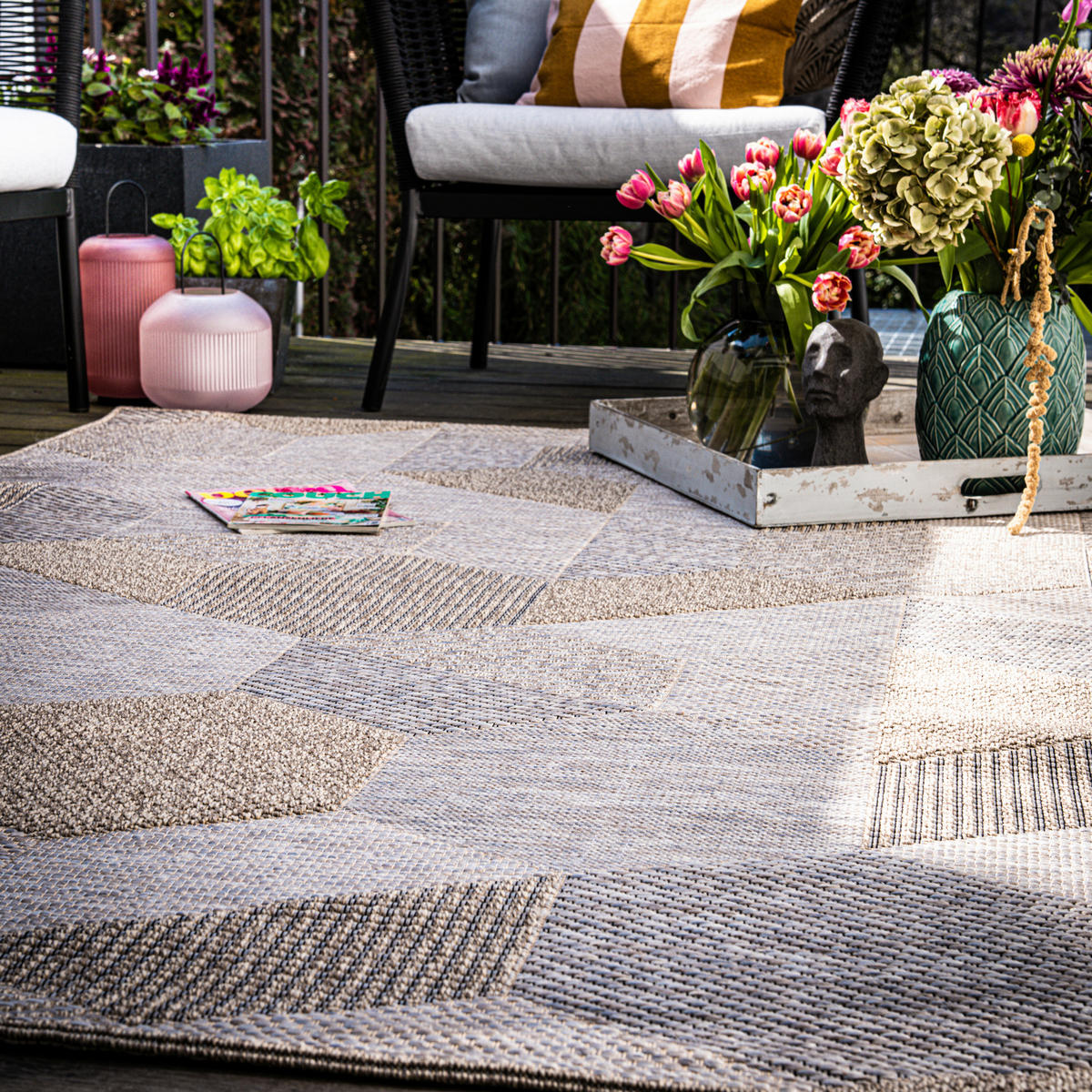 FLACHWEBETEPPICH 200/290 cm My Oslo  - Taupe, Design, Textil (200/290cm)