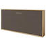 KLAPPBETT 90/200 cm - Eichefarben/Grau, Design (90/200cm) - Carryhome