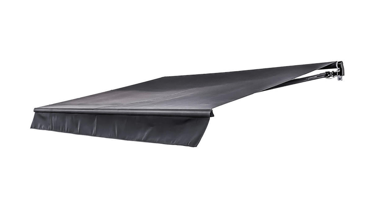 MARKISE - Dunkelgrau/Anthrazit, MODERN, Kunststoff/Metall (200/20/295cm) - Gardenson