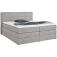 BOXSPRINGBETT 180/200 cm in Grau - Schwarz/Grau, KONVENTIONELL, Kunststoff/Textil (180/200cm) - Esposa
