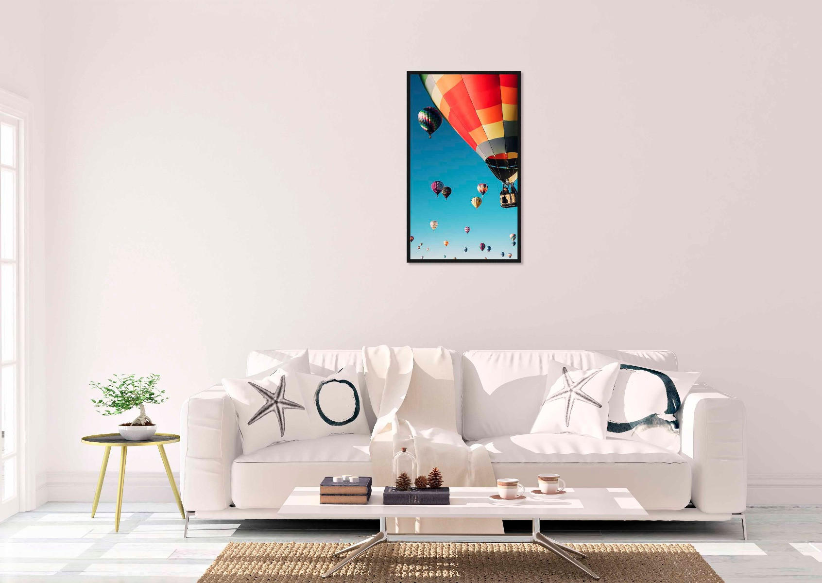 BILD 70/118 cm  - Multicolor/Schwarz, Design, Holz/Kunststoff (70/118cm)