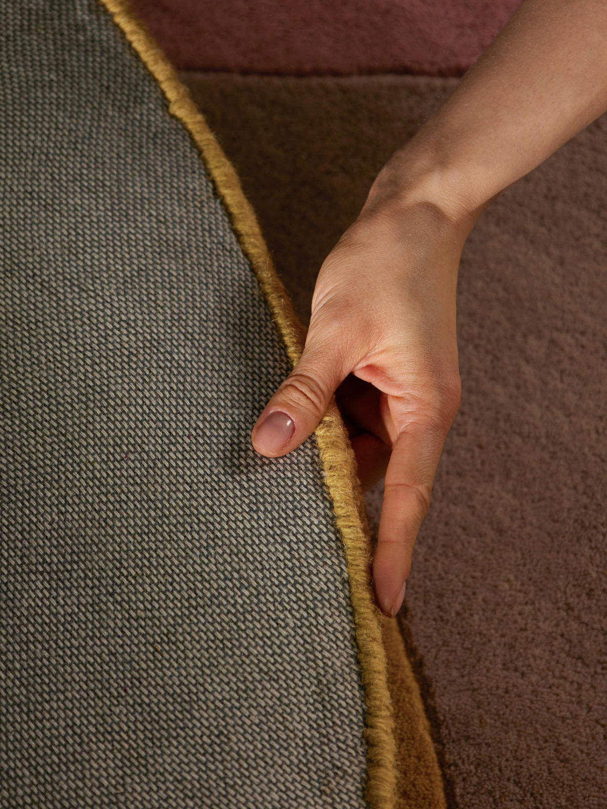 WOLLTEPPICH 160 cm Westminster Cecil Multicolor, Beige rund  - Beige/Multicolor, Basics, Textil (160cm) - Ted Baker