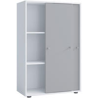 AKTENSCHRANK 70/110/39 cm  - Weiss/Grau, Design, Holzwerkstoff (70/110/39cm) - MID.YOU