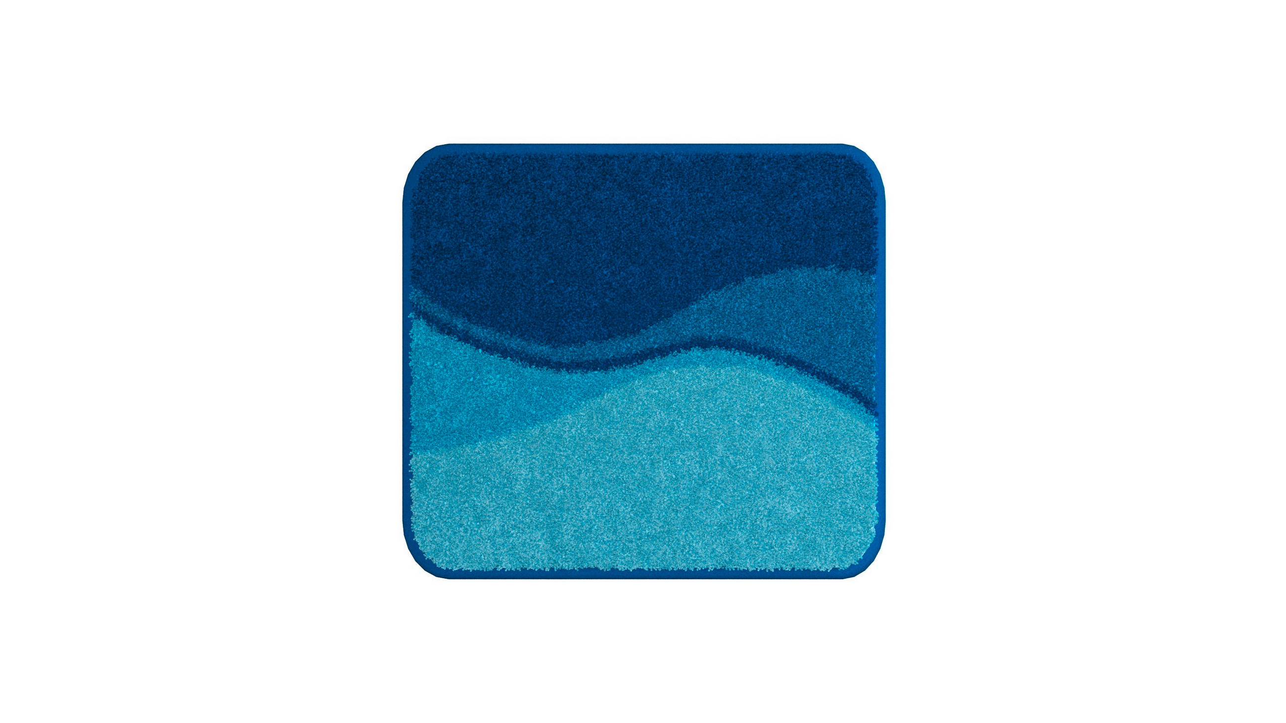 BIDET-VORLEGER Blau 40/50 cm  - Blau, Basics, Kunststoff/Textil (40/50cm) - Grund