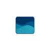 BIDET-VORLEGER Blau 40/50 cm  - Blau, Basics, Kunststoff/Textil (40/50cm) - Grund