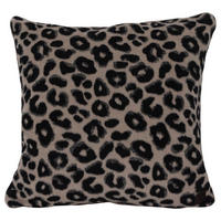 ZIERKISSEN  45/45 cm   - Taupe/Schwarz, Design, Textil (45/45cm) - Dieter Knoll