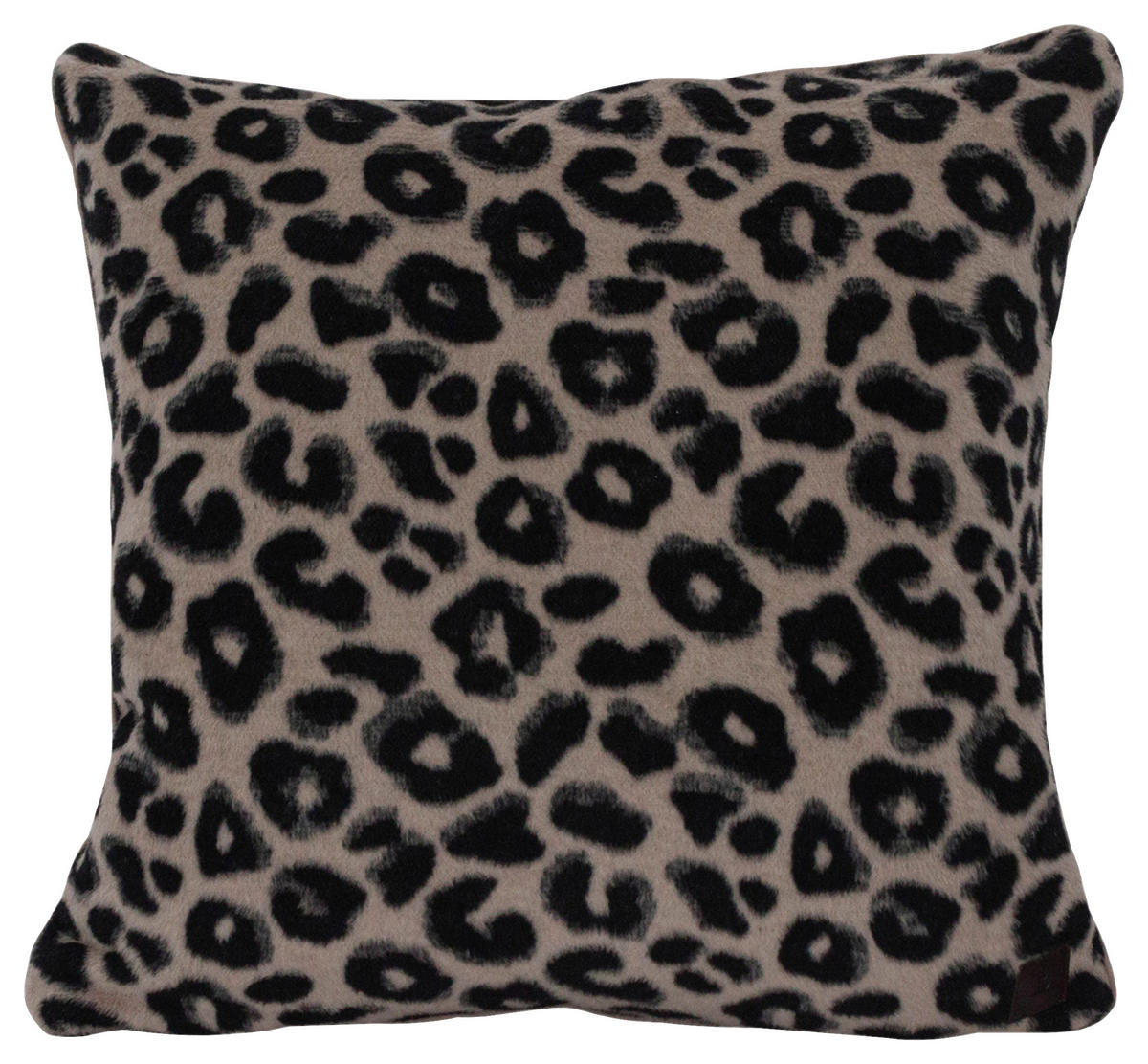 ZIERKISSEN  45/45 cm   - Taupe/Schwarz, Design, Textil (45/45cm) - Dieter Knoll