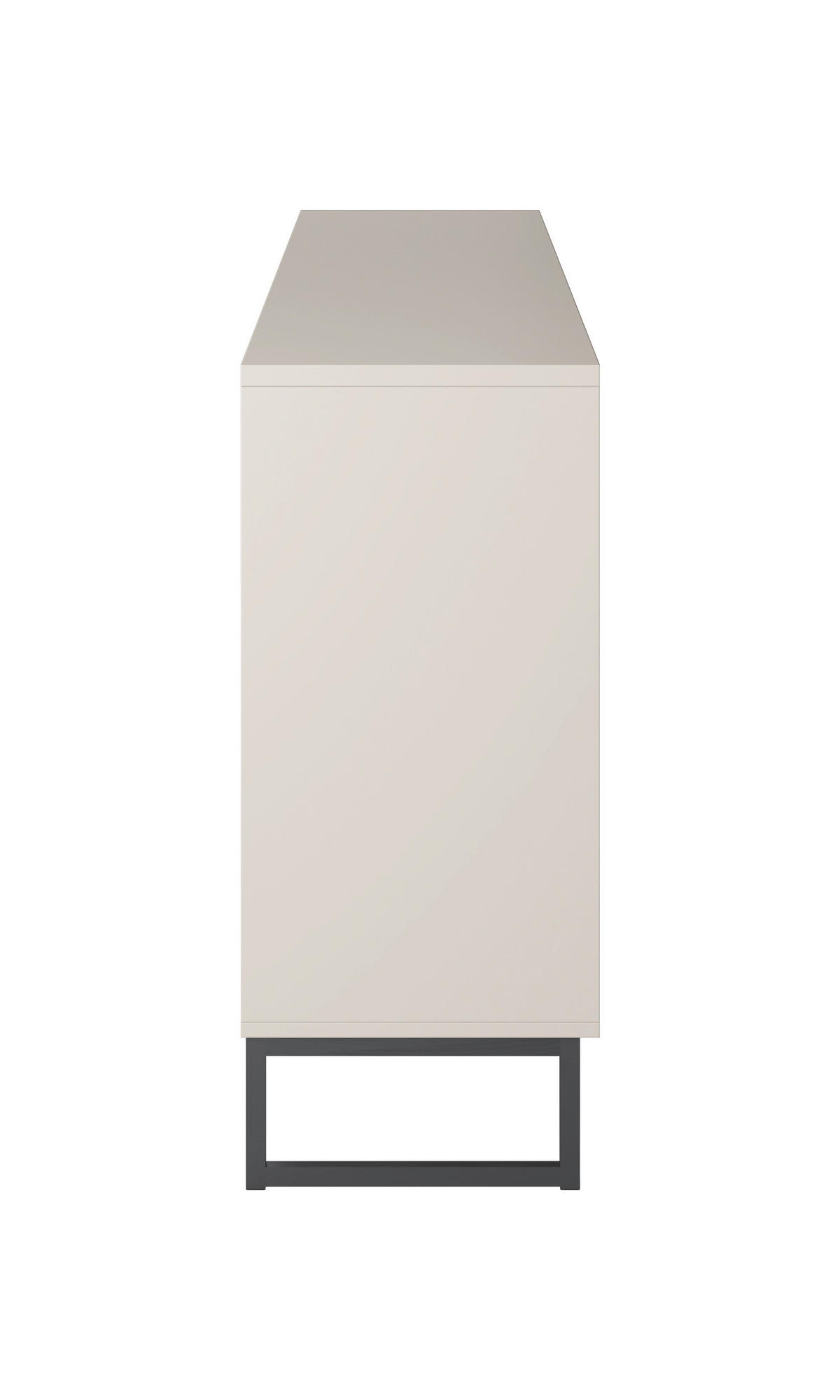 SIDEBOARD Alto 208,5/84,1/36,5 cm 2 Schublade(n)  - Kaschmir/Schwarz, Design, Holzwerkstoff/Metall (208,5/84,1/36,5cm) - MID.YOU