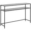 KONSOLENTISCH Schwarz  - Schwarz, Trend, Holzwerkstoff/Metall (120/79/35cm)