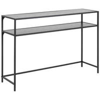 KONSOLENTISCH Schwarz  - Schwarz, Trend, Holzwerkstoff/Metall (120/79/35cm)
