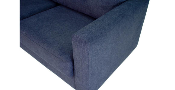 SCHLAFSOFA Webstoff Dunkelblau  - Schwarz/Dunkelblau, KONVENTIONELL, Textil (178/85/90cm) - Xora