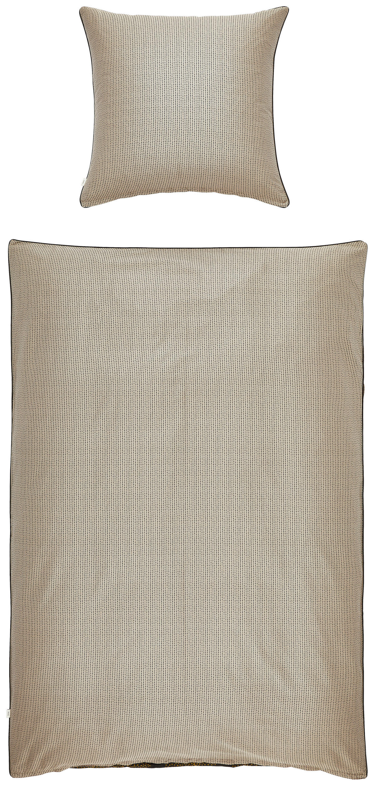 WENDEBETTWÄSCHE E-Dion-B Satin 135/200 cm  - Beige/Goldfarben, Trend, Textil (135/200cm) - Esprit