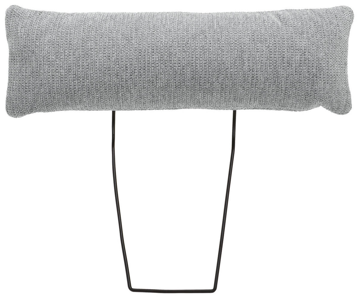 NACKSTÖD i flatväv  - grå, Design, textil (61/20/11cm) - MID.YOU