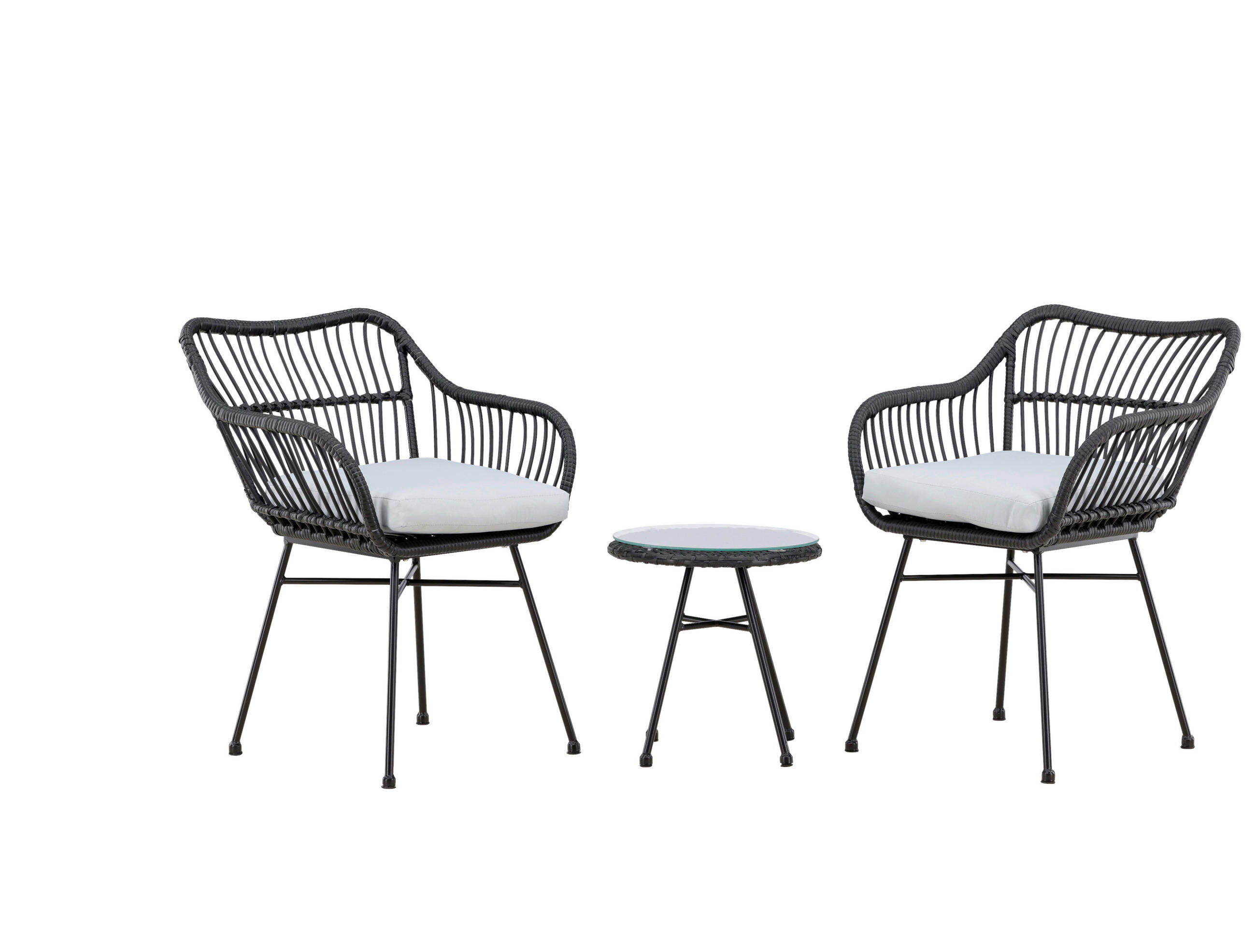 Gardenson Balkonset Schwarz
