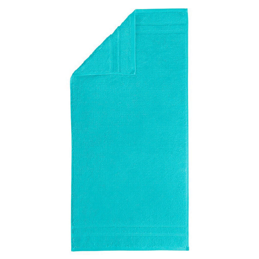 DUSCHTUCH 70/140 cm Micro Touch  - Türkis, Basics, Textil (70/140cm)