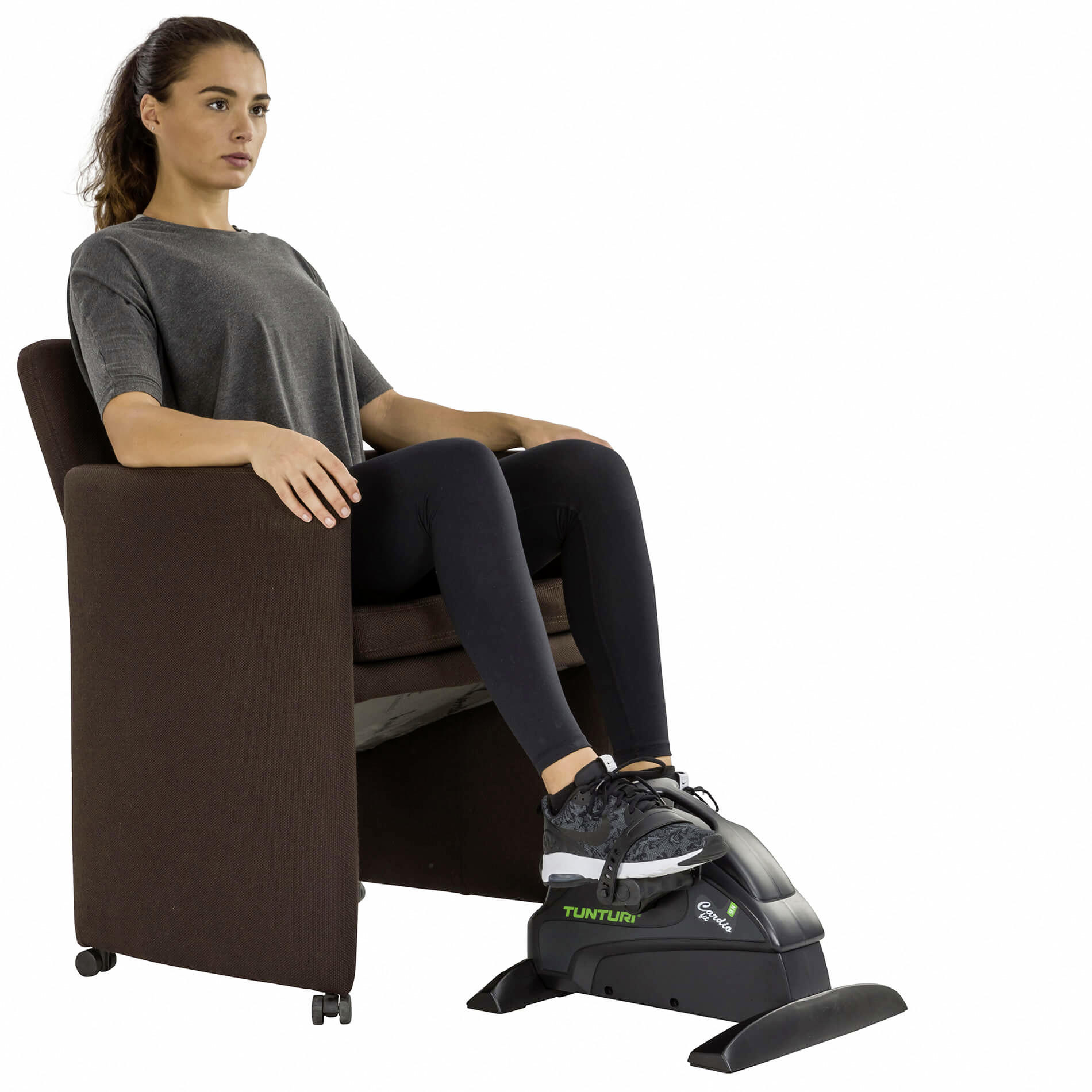 HEIMTRAINER TUNTURI CARDIO FIT - Schwarz/Grün, Basics, Kunststoff/Metall (48/34/28cm) - Tunturi