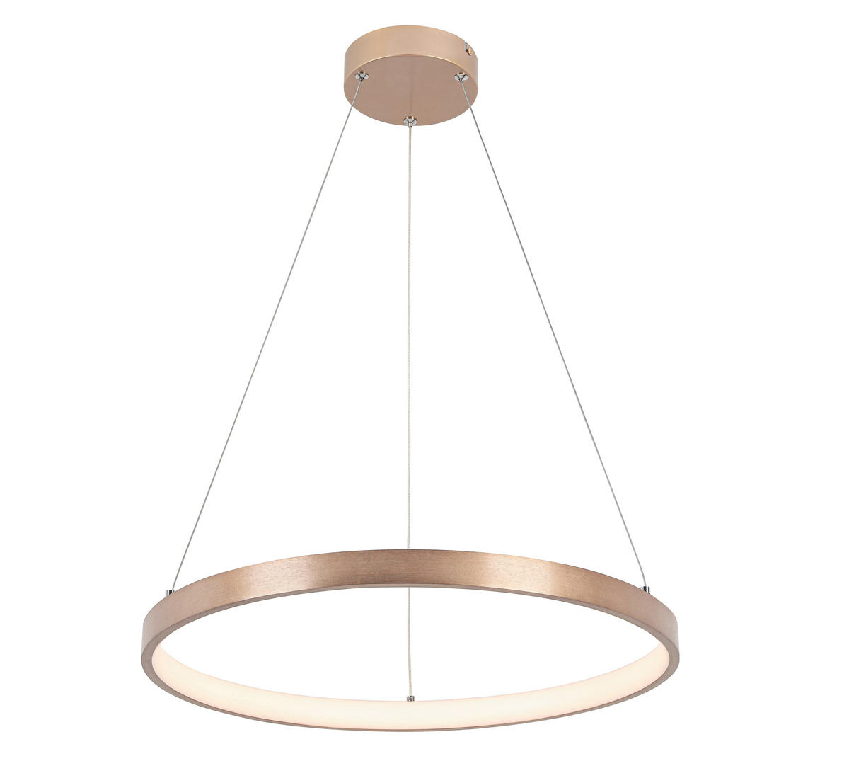 LED LUSTER  50/120 cm      - kapućino, Osnovno, metal/plastika (50/120cm) - Ambiente