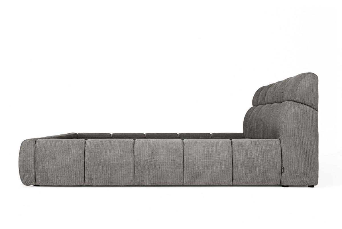 POLSTERBETT 180/200 cm  in Beige  - Beige/Schwarz, Design, Kunststoff/Textil (180/200cm) - Esposa