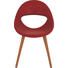 STUHL in Holz, Kunststoff Rot, Eichefarben - Eichefarben/Rot, Design, Holz/Kunststoff (53/87/55cm) STUHL in Holz, Kunststoff Rot, Eichefarben - Eichefarben/Rot, Design, Holz/Kunststoff (53/87/55cm)