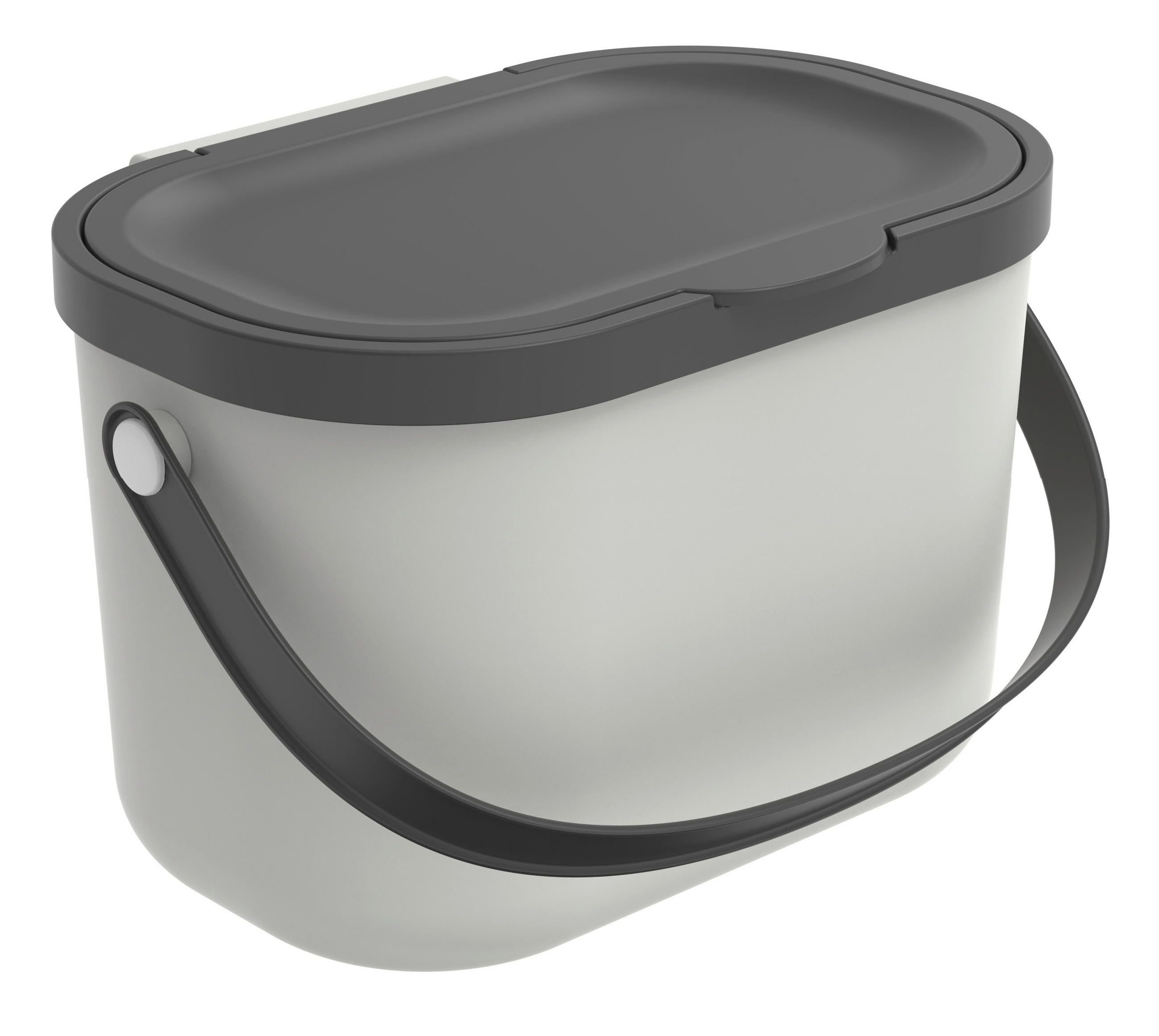 ODPADKOVÝ KOŠ  3.2 l - bílá, Basics, plast (22,2/17,2/15cm) - Rotho