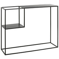 KONSOLENTISCH Schwarz  - Schwarz, Design, Metall (100/30/80cm)