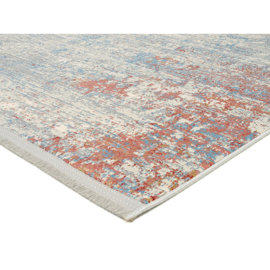 Thumbnail - Dieter Knoll Webteppich Vibrant, Mehrfarbig, Textil, Abstraktes, rechteckig, 67x130 cm, Oeko-Tex® Standard 100, für Fußb...