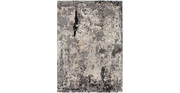 VINTAGE-TEPPICH 65/130 cm Timeline Quantum Hellgrau - Hellgrau, Design, Textil (65/130cm) - Novel